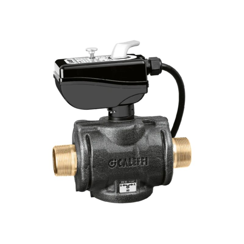 foto del prodotto caleffi valvola a sfera motorizzata,con kit di coibentazione per impianti di riscaldamento e condizionamento, 1 1 4 638373 1 1 4