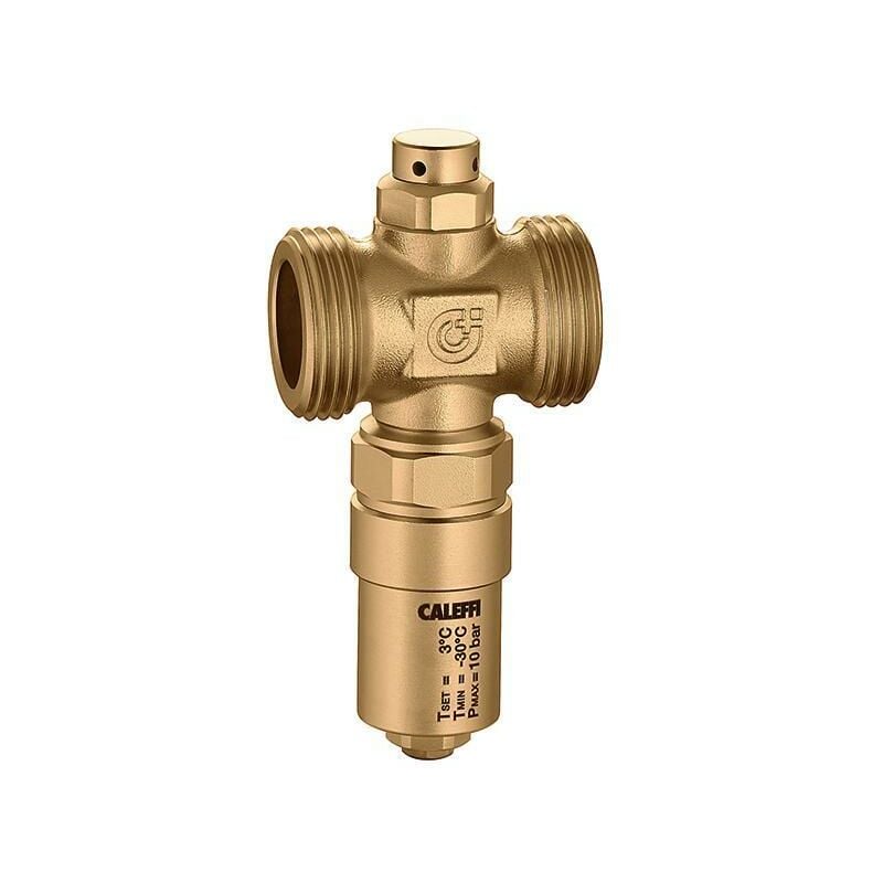 foto del prodotto caleffi valvola antigelo 1 pollice corpo in ottone 108601