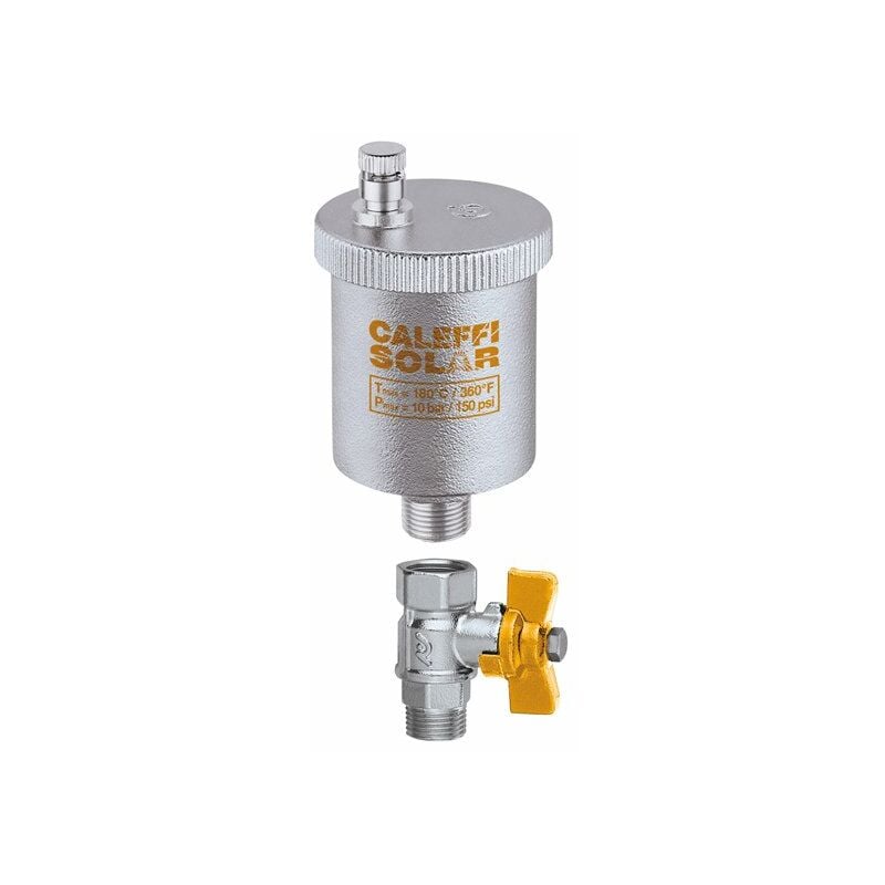 foto del prodotto caleffi valvola automatica di sfogo aria per impianti solari 3 8 m 250931 3 8 m
