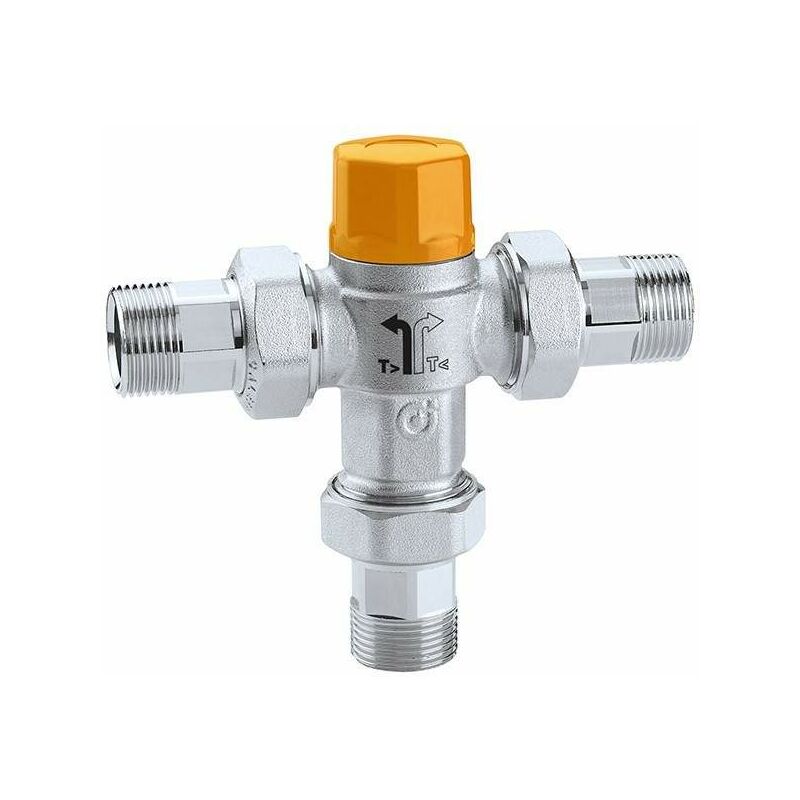 foto del prodotto caleffi valvola deviatrice termostatica per impianti solari 2620 3 4 