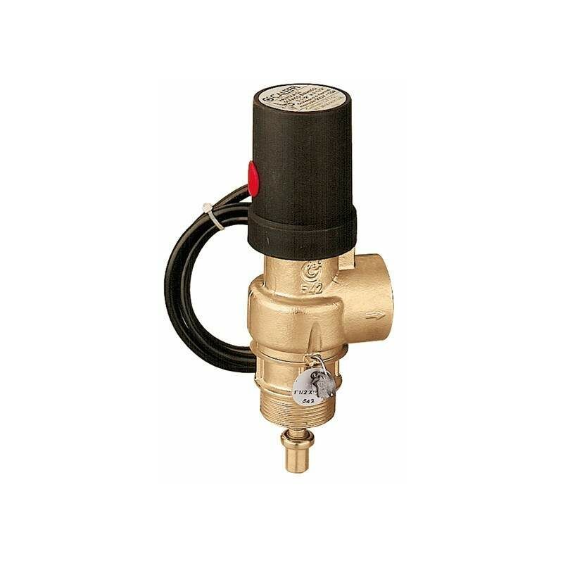 foto del prodotto caleffi valvola di scarico termico ad azione positiva 5428 1 1 2 m x 1 1 4 f