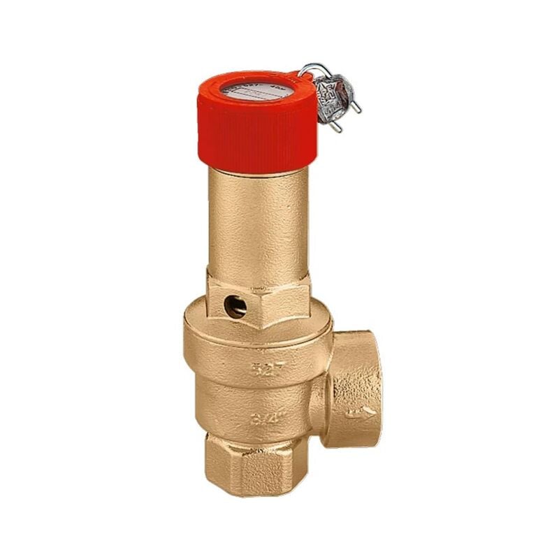foto del prodotto caleffi valvola di sicurezza certificata e tarata a banco inail ex ispesl . misura 1 x 1 1 4 std 3,5bar 527635