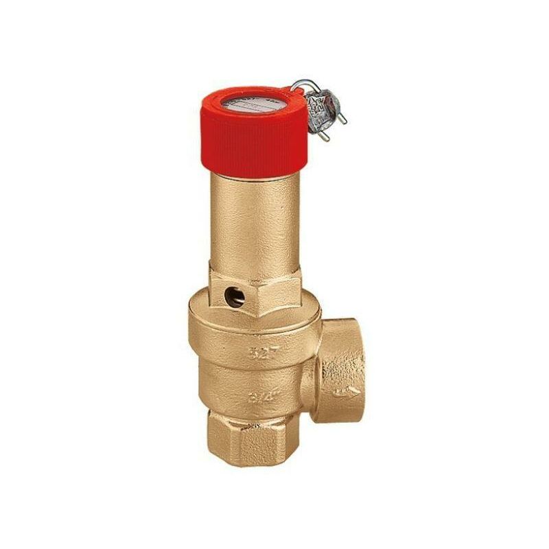 foto del prodotto caleffi valvola di sicurezza inail ex ispesl 1 2 4,5bar 527445