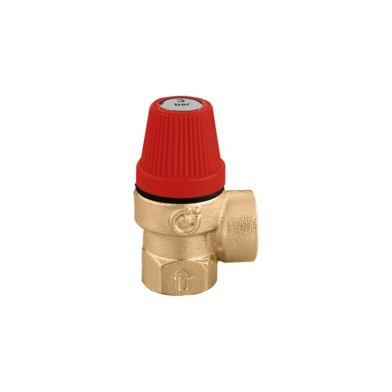 foto del prodotto caleffi valvola di sicurezza ordinaria certificata. attacchi 1 2 , taratura 5 bar 311450 1 2 5 bar