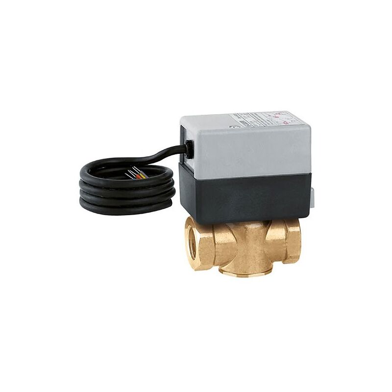 foto del prodotto caleffi valvola di zona motorizzata a due vie 230v, attacco g 3 4 iso 228 1 f 642052