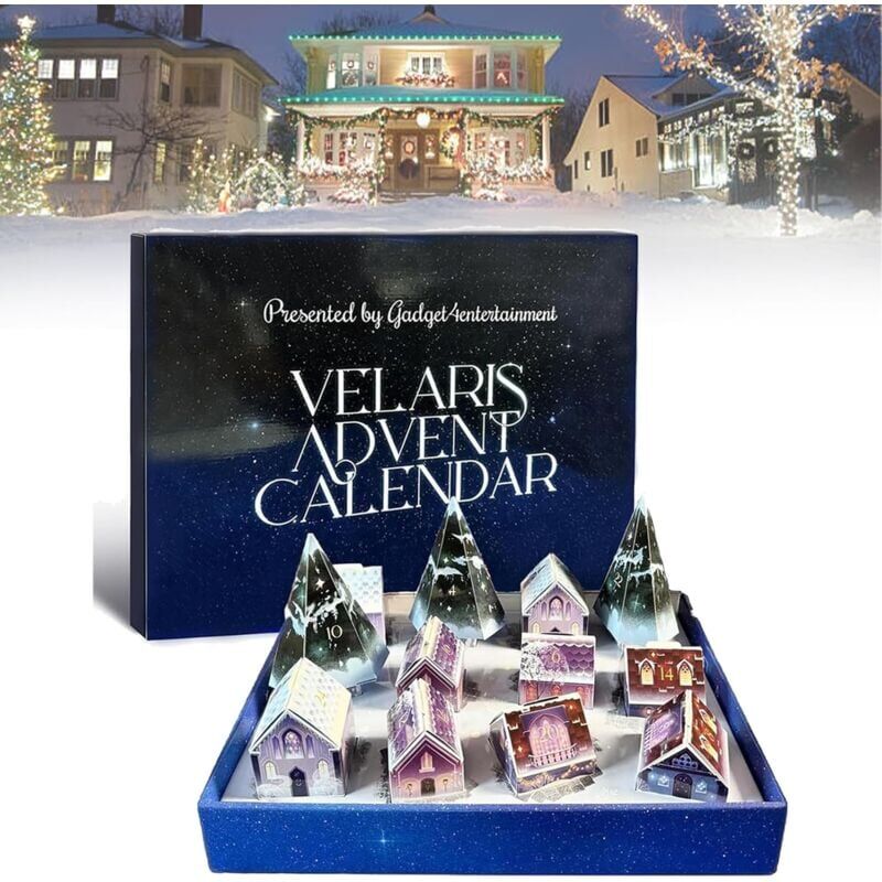 foto del prodotto calendrier de l avent velaris 2024, calendrier de l avent de no l de 12 jours, avec bijoux, papeterie et gadgets calendrier de l avent velaris 2024,