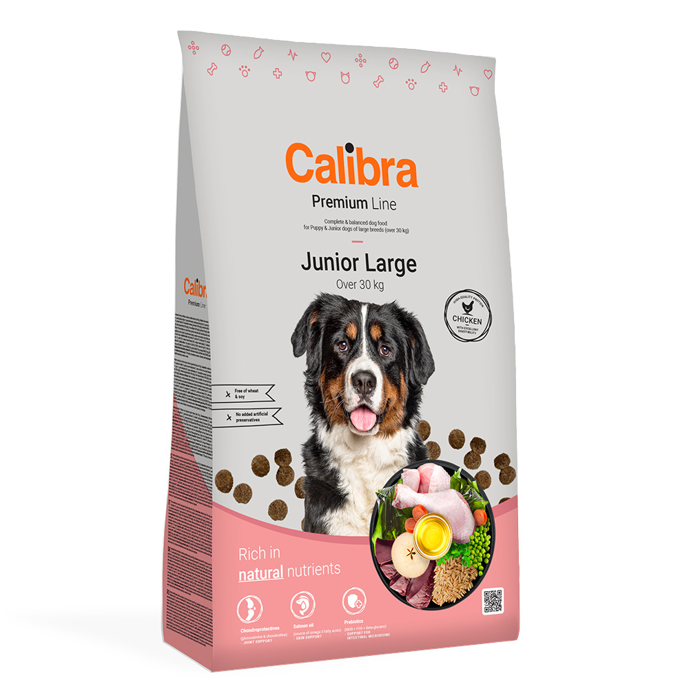 foto del prodotto calibra dog premium line junior large breed pollo 12 kg