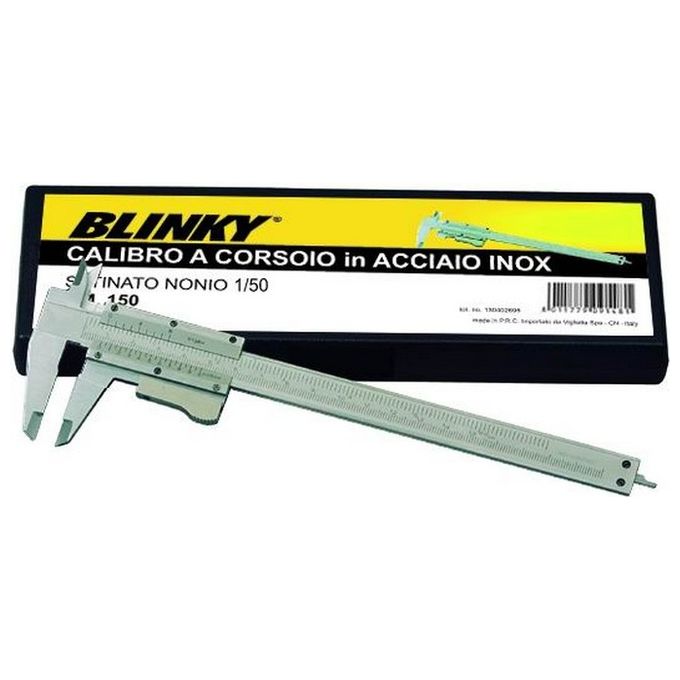 foto del prodotto calibri a corsoio nonio inox scala 1-50 mm. 150