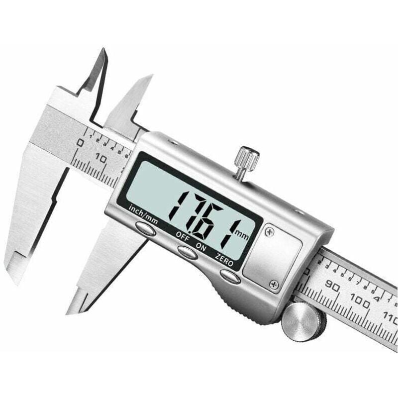 foto del prodotto calibro a corsoio digitale da officina 150 mm, ip20 modello 1300eapb strumento di misurazione di precisione per l officina impostazioni di