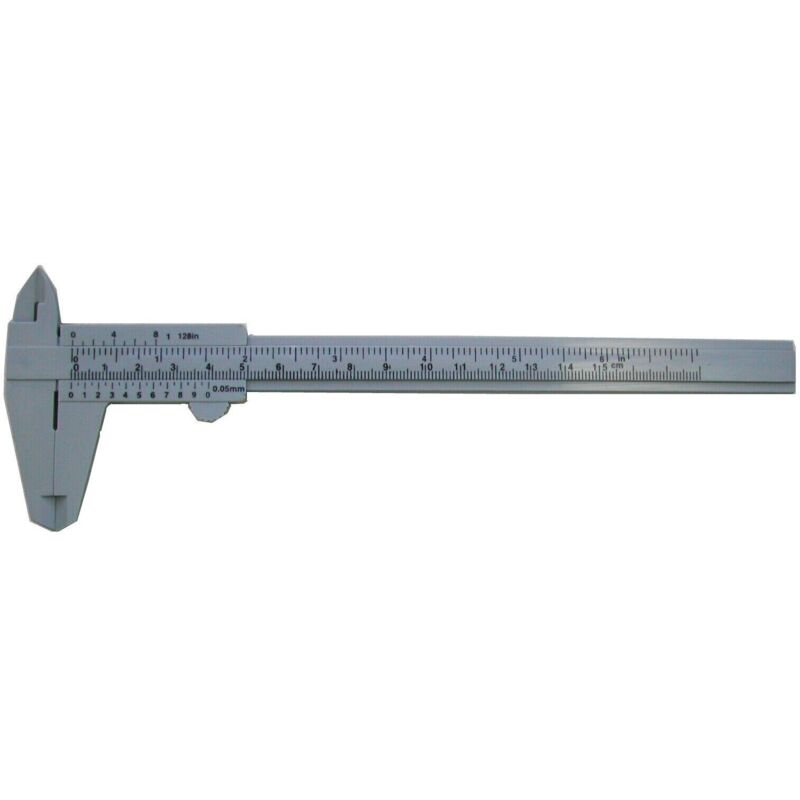 foto del prodotto calibro a corsoio in nylon pvc plastica misura rileva diametro spessore 150mm