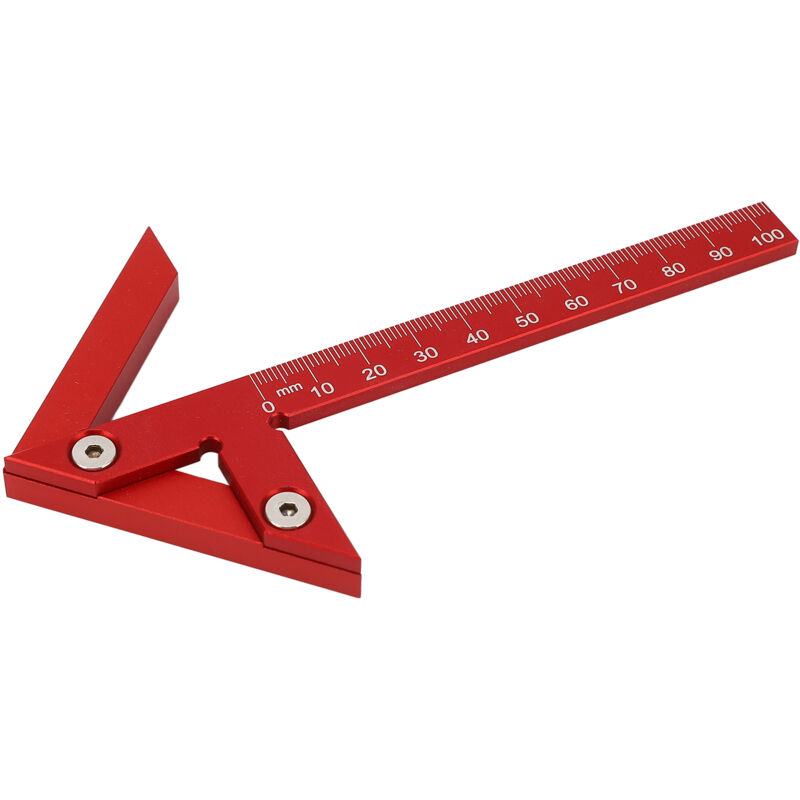 foto del prodotto calibro centrale 105 mm 45 90 righello in lega di alluminio strumento di misurazione per la lavorazione del legno eosnow