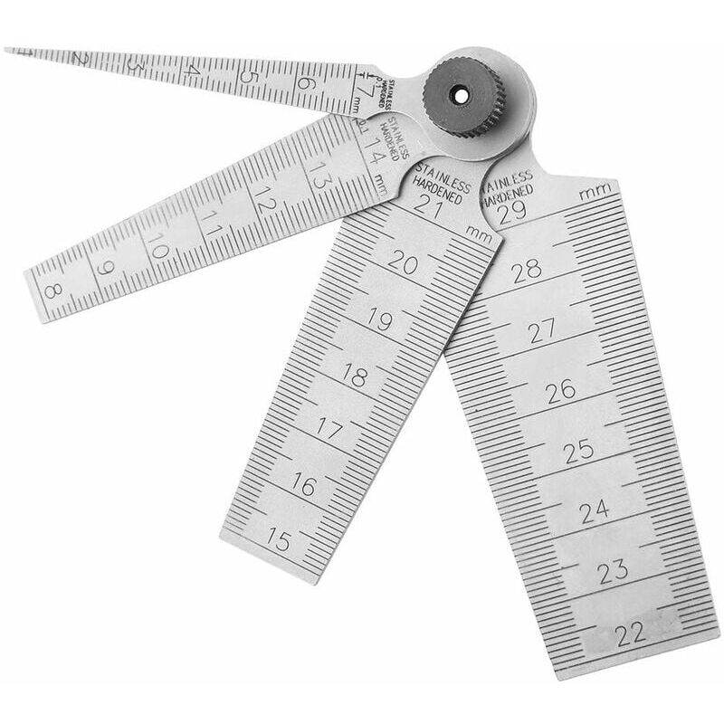 foto del prodotto calibro conico per fori calibro a cuneo ad alta precisione calibro conico in acciaio inossidabile righello calibro conico strumento di misurazione