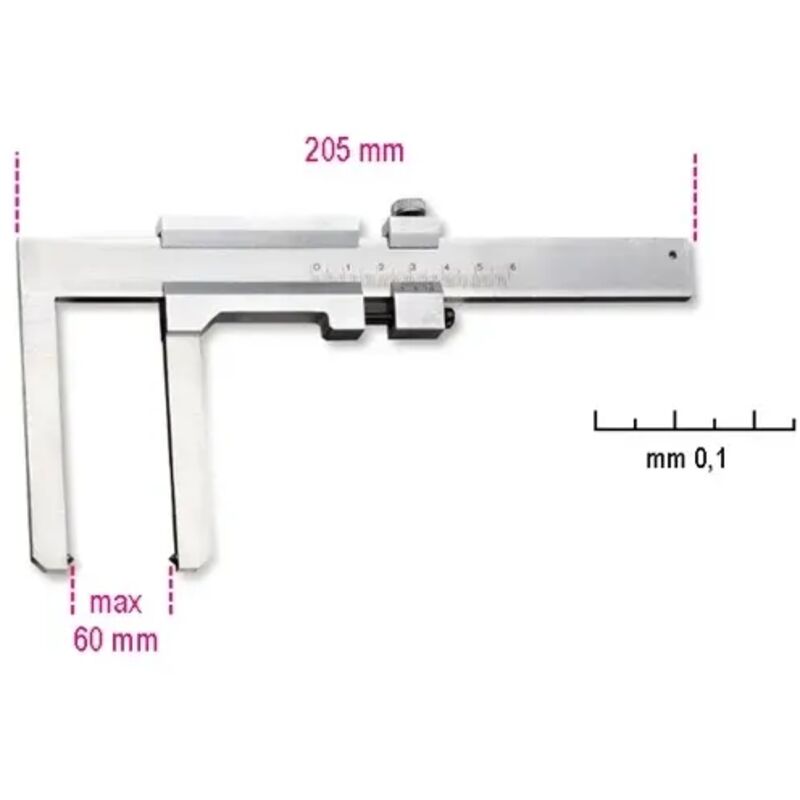 foto del prodotto calibro decimale beta 1650fd 60