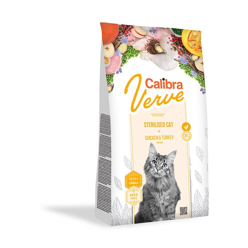 foto del prodotto calibro gatto gf verve pollo sterilizzato 750gr