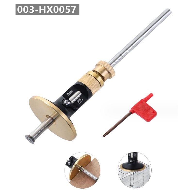 foto del prodotto calibro per marcatura ruote , guida per marcatura legno, utensili per tracciatura lavorazione legno, utensili per tracciatura utensili per marcatura