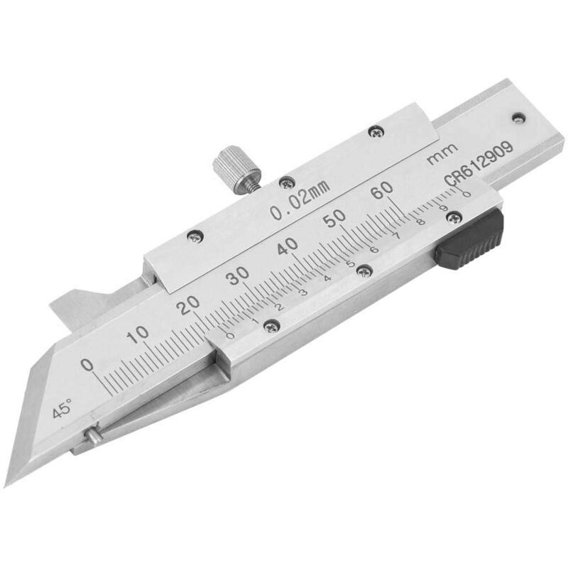 foto del prodotto calibro per smussi, calibro per smussi 0 50 mm, calibro per smussi in acciaio inossidabile per la produzione meccanica, la lavorazione del vetro e