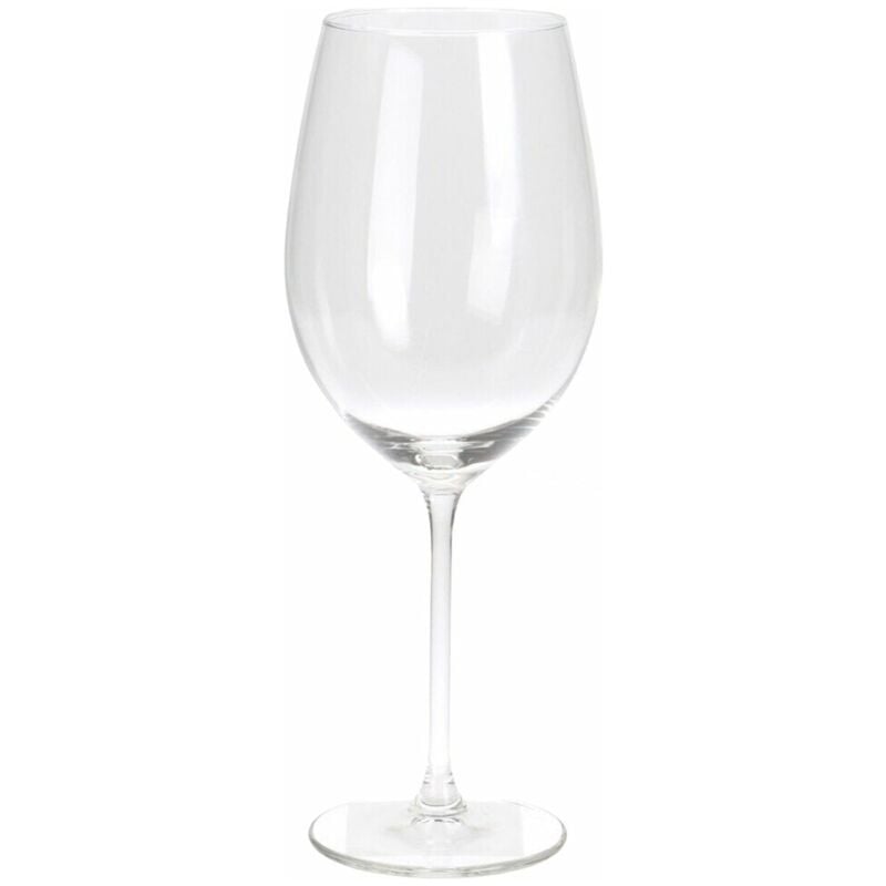foto del prodotto calici decorativi in vetro trasparente per vino rosso 540 ml set da 4