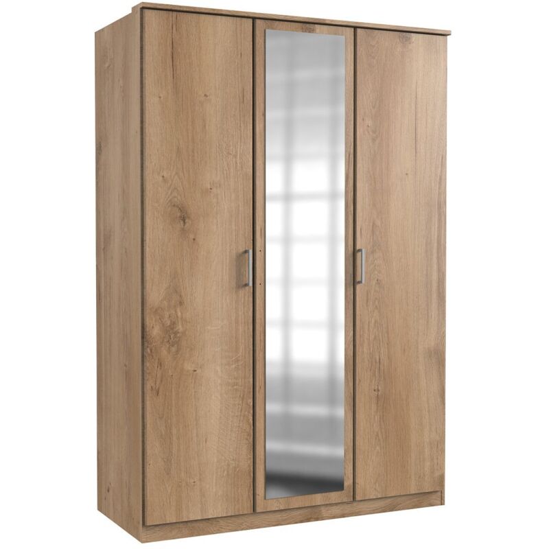 foto del prodotto calicosy armadio 2 ante e 1 porta specchio l135 cm