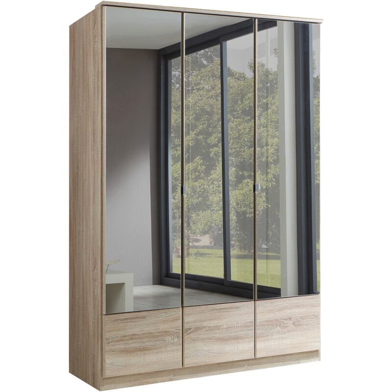 foto del prodotto calicosy armadio 3 porte specchio l135 cm
