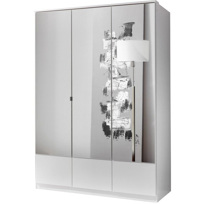 foto del prodotto calicosy armadio 3 porte specchio l135 cm