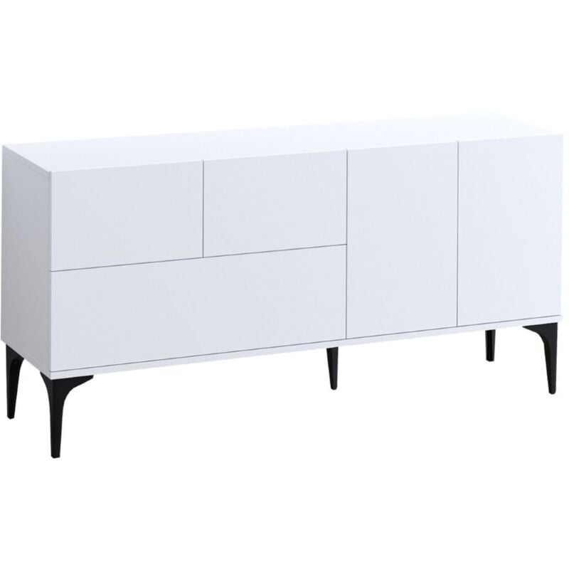 foto del prodotto calicosy buffet 5 ante bianco l150 cm glise