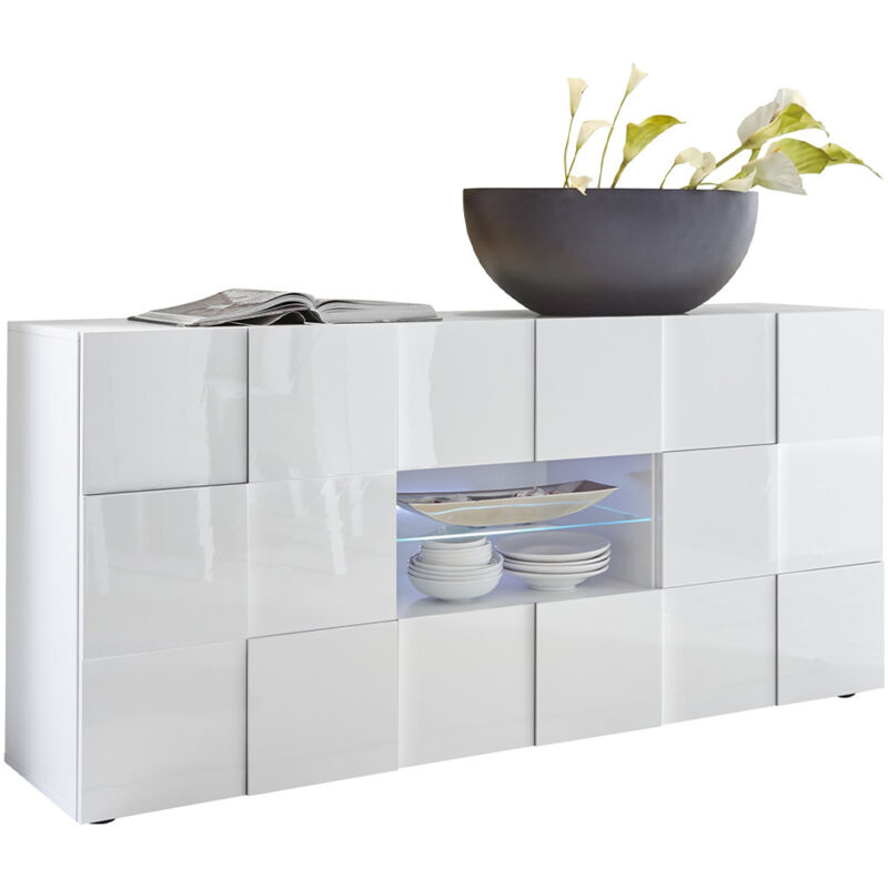 foto del prodotto calicosy - credenza 2 ante 2 cassetti l181 cm - dama