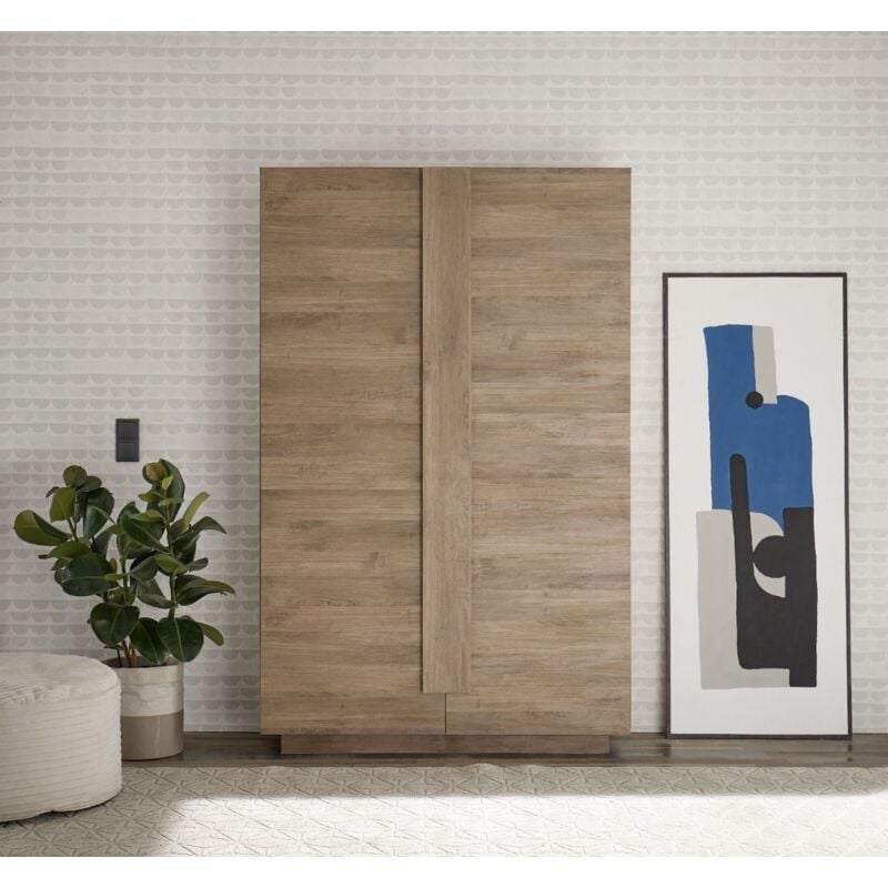 foto del prodotto calicosy credenza 2 ante linea sax in finitura rovere mercure