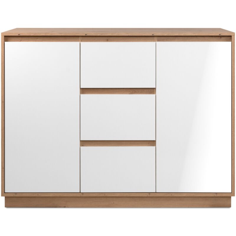 foto del prodotto calicosy credenza 2 porte e 3 cassetti l117 cm phoenix
