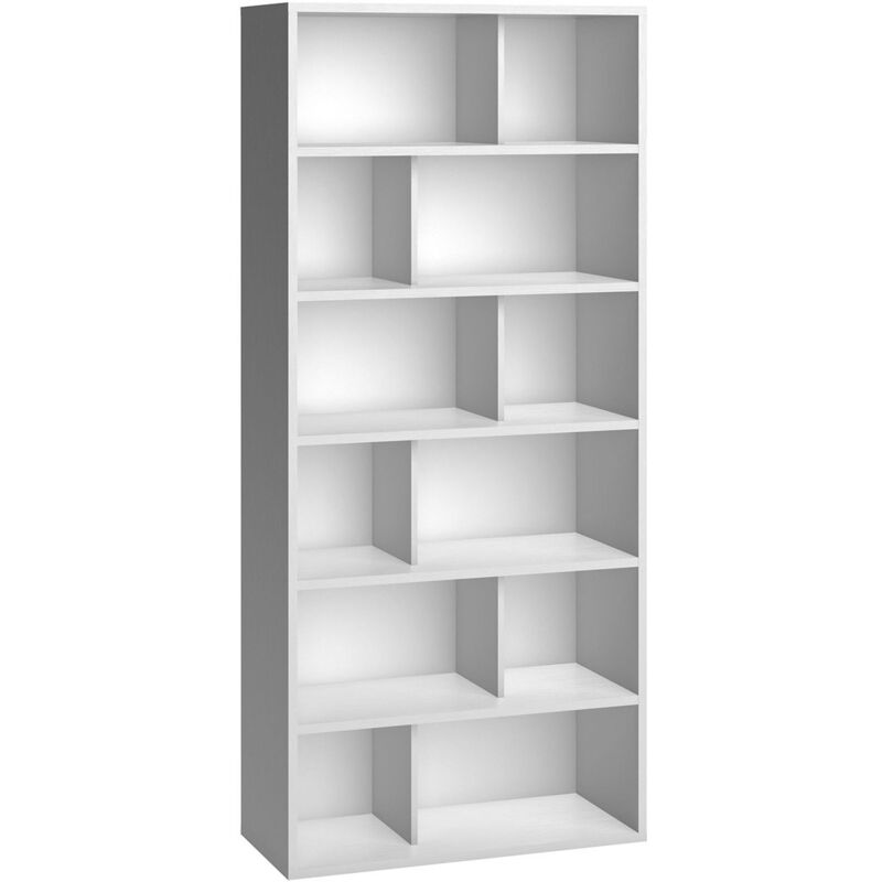 foto del prodotto calicosy libreria multi ripostiglio 6 livelli h206 cm 4you