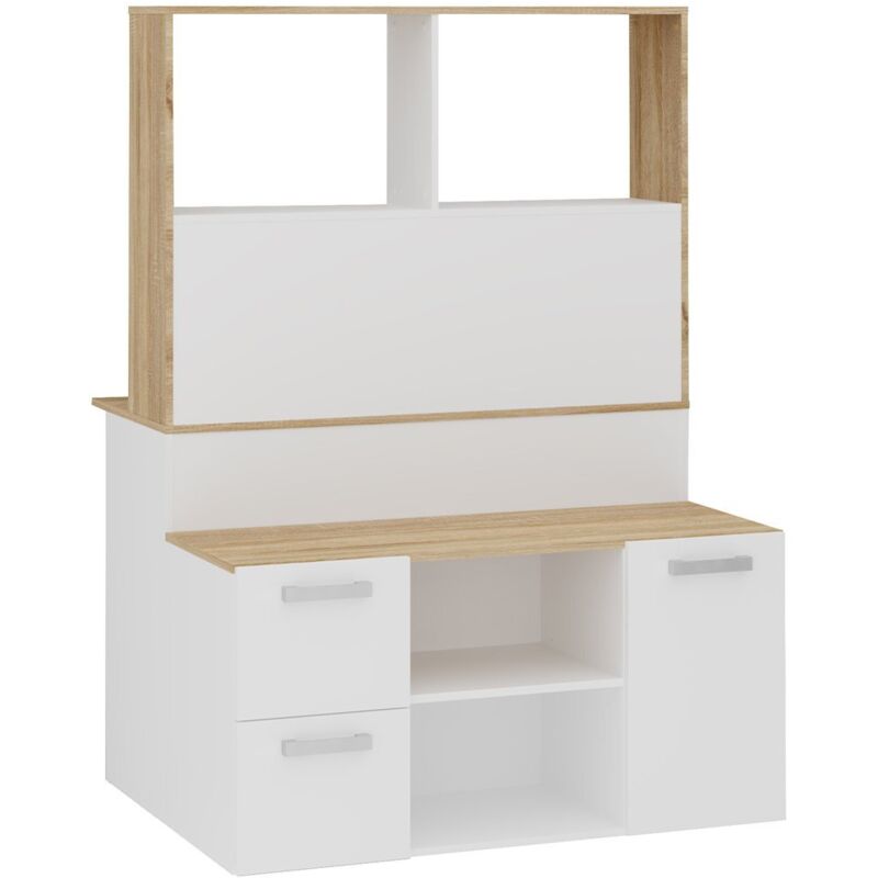 foto del prodotto calicosy mobile multifunzione tv e scrivania mainz l110,5 cm