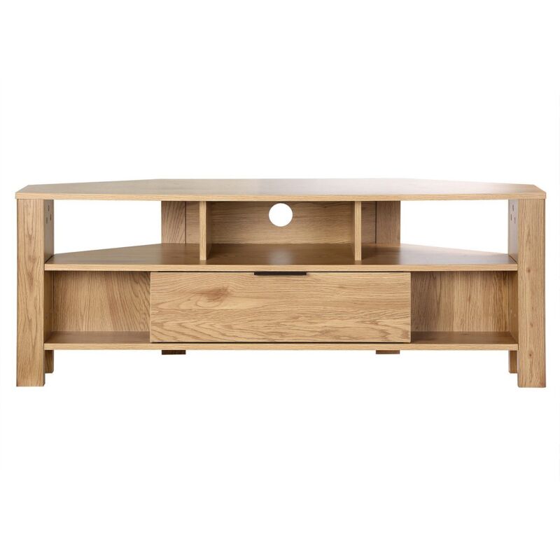 foto del prodotto calicosy mobile tv d angolo 1 cassetto decorazione rovere l120 cm