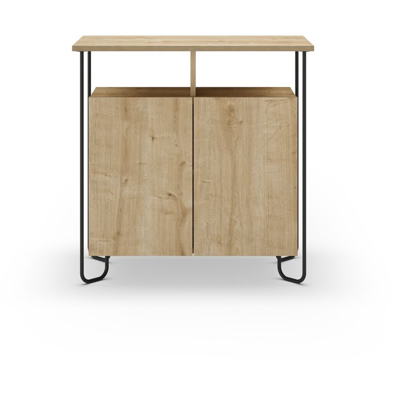 foto del prodotto calicosy piccolo buffet 2 ante e piedi in metallo dilly l80 cm