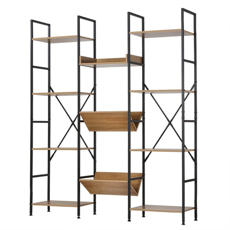 foto del prodotto calicosy scaffale 11 livelli stile industriale l125 x a150 cm