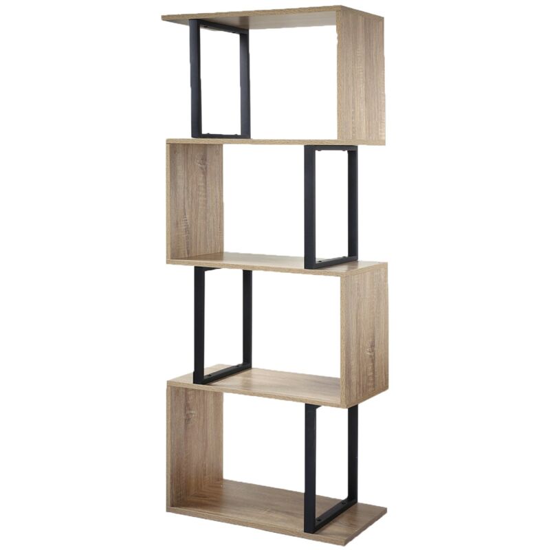 foto del prodotto calicosy scaffale 4 livelli decorazione legno l60 cm