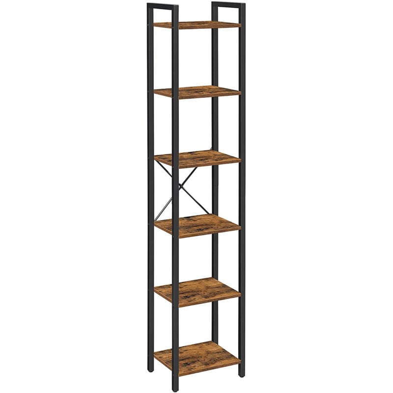 foto del prodotto calicosy scaffale 6 livelli industriale metallo e legno l40 x h187.5 cm