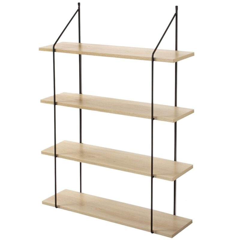 foto del prodotto calicosy scaffale a muro 4 livelli decorazione legno l60 cm