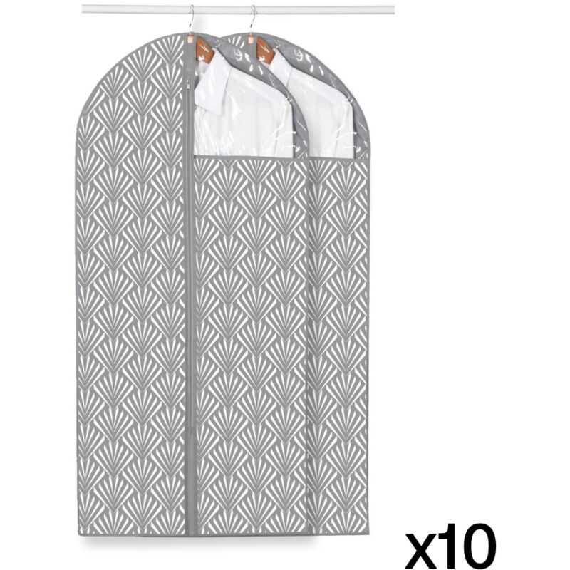 foto del prodotto calicosy set di 20 coperture per abiti h120 cm stampa ventagli