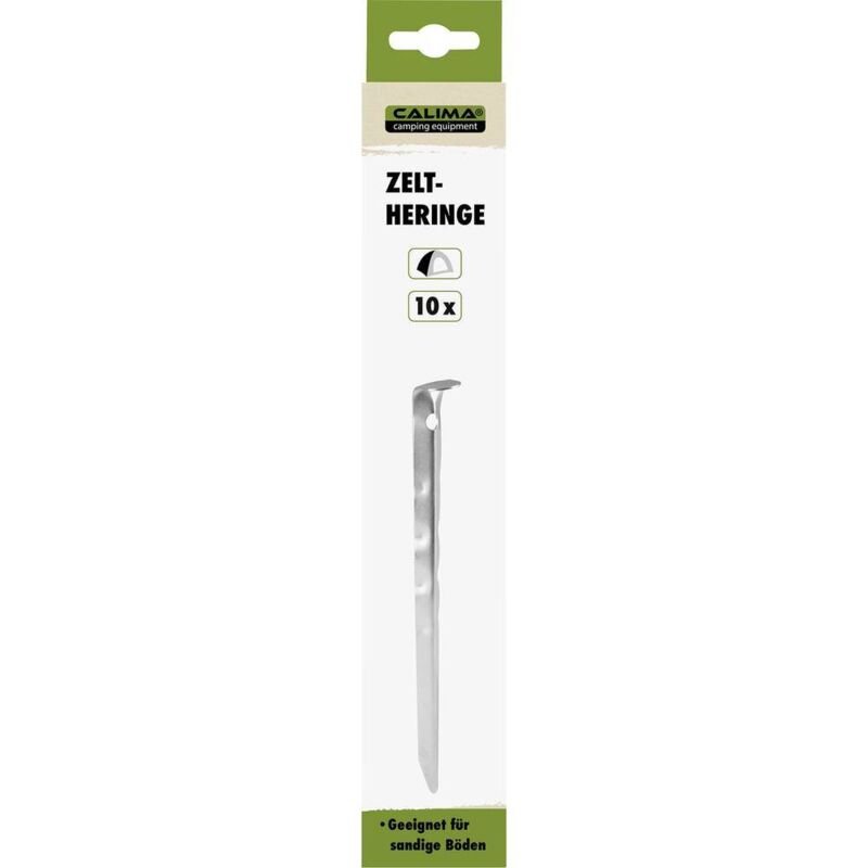 foto del prodotto calima 46019 picchetto per tenda 225 mm x 15 mm x 15 mm 10 pz.