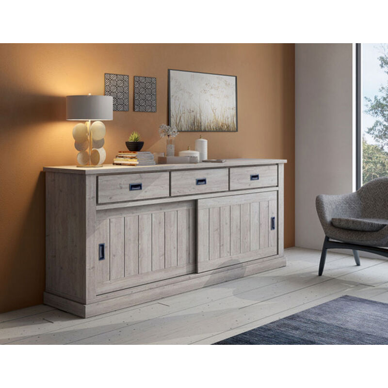 foto del prodotto calitan credenza moderna colore ancona oak