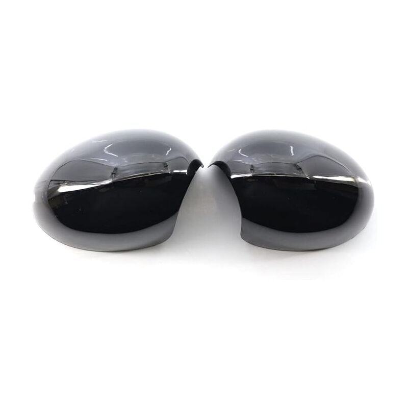 foto del prodotto calotta copri specchietto retrovisore esterno compatibile con mini r55 r56 r57 r58 r59 r61, specchietto retrovisore ripiegabile manualmente nero