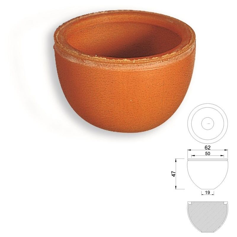 foto del prodotto calotte in para naturale mm 62 199800pr