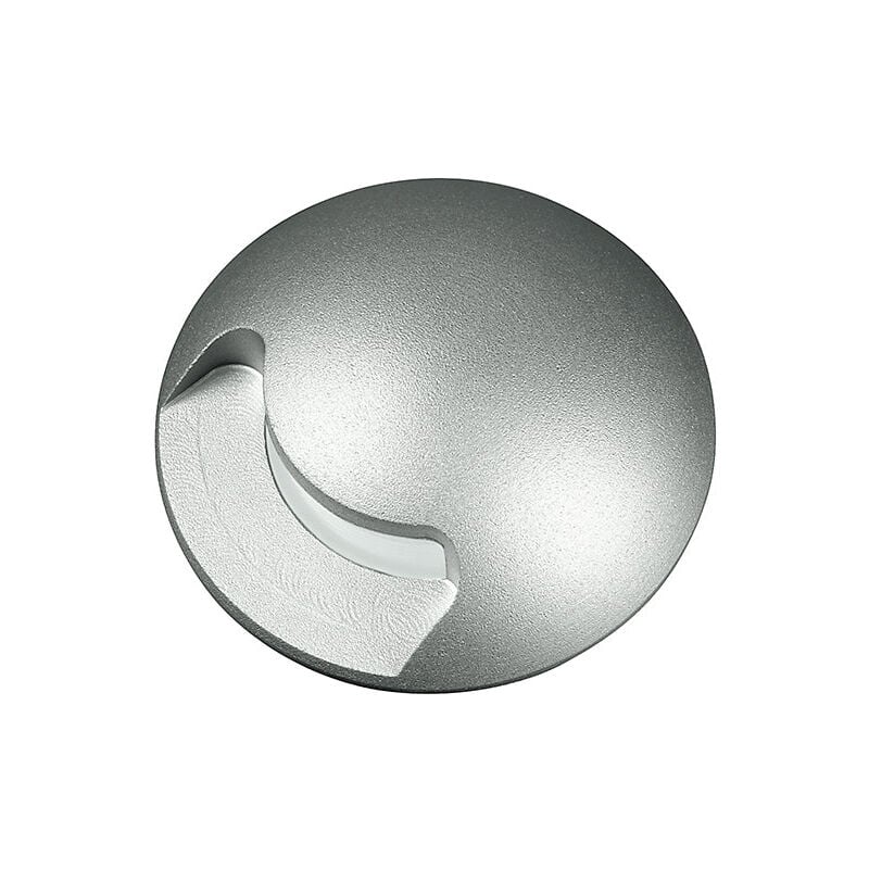 foto del prodotto calpestabile led da esterno step 24v nichel a luce singola 3w 3000k luce calda 