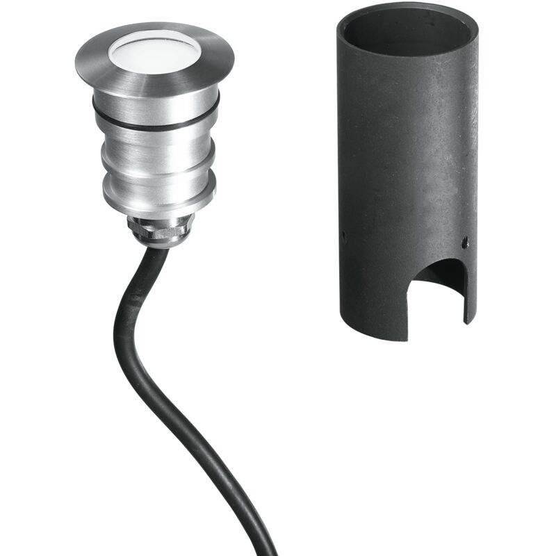 foto del prodotto calpestabile led per esterno impact dc24v tondo nichel 3w 3000k luce calda 