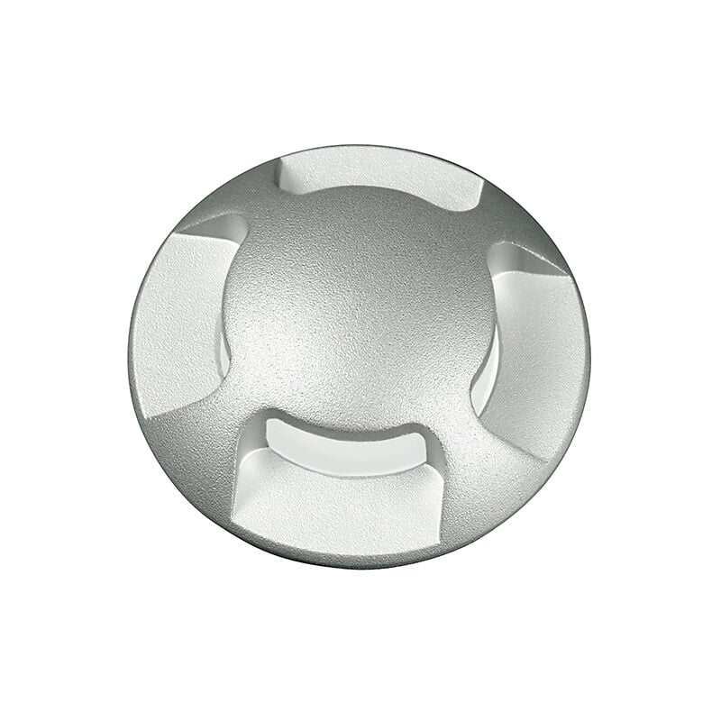 foto del prodotto calpestabile led per esterno step nichel a luce multipla 3w 3000k luce calda 