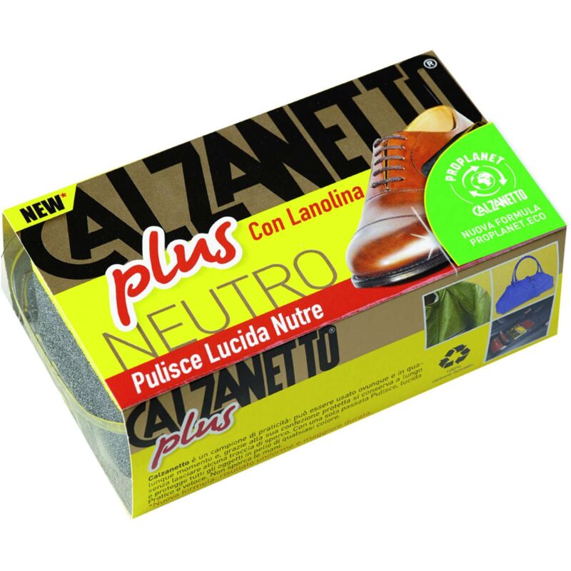 foto del prodotto calzanetto spugna lucida scarpe plus col. neutro 12 pezzi