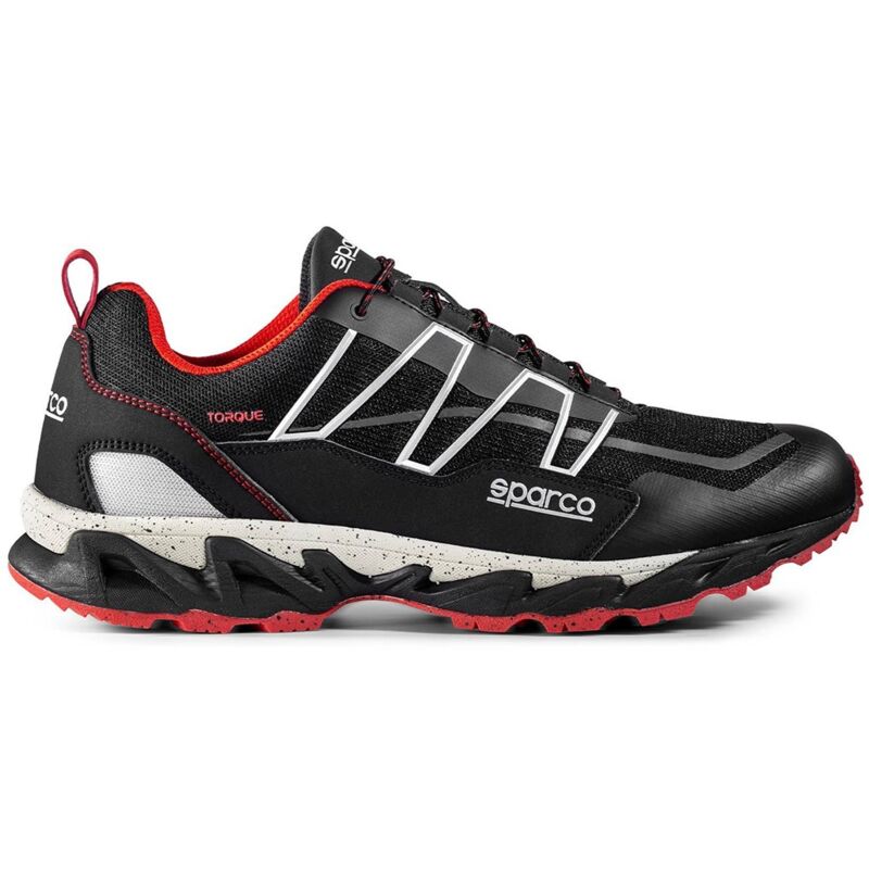 foto del prodotto calzatura di lavoro sparco torque algarve 01 sra nero rosso 