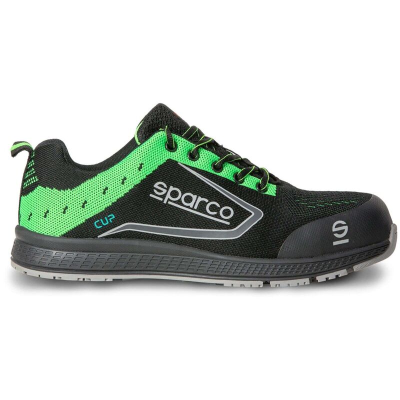 foto del prodotto calzatura di sicurezza sparco cup adelaide s1p src nero verde 