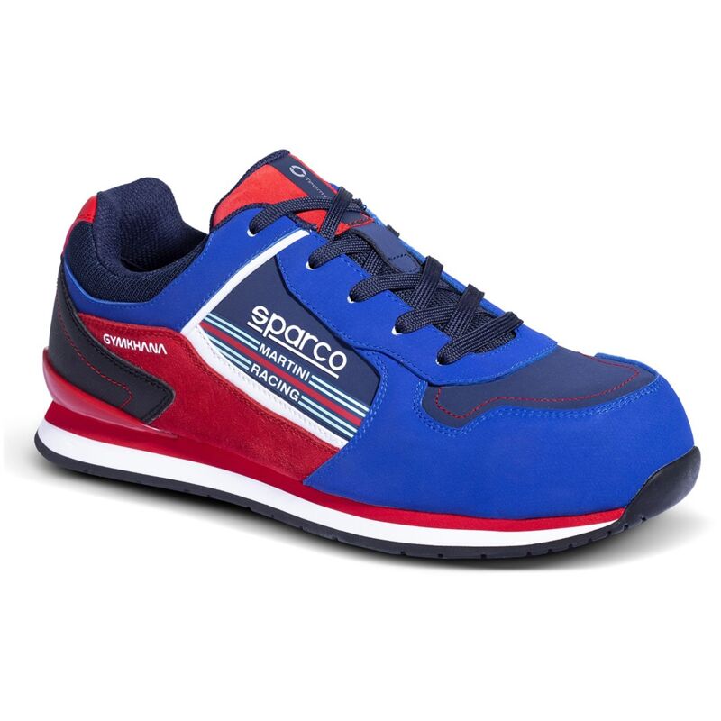 foto del prodotto calzatura di sicurezza sparco gymkhana martini racing montecarlo esd s3 src hro blu rosso 