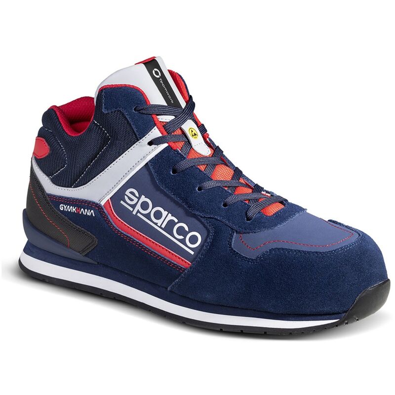 foto del prodotto calzatura di sicurezza sparco gymkhana olympus esd s3 src hro blu marine rosso 