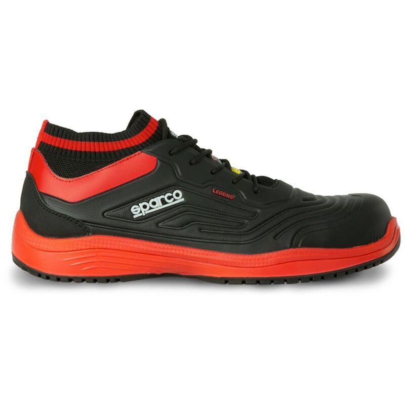 foto del prodotto calzatura di sicurezza sparco legend splitter esd s3 src nero rosso 